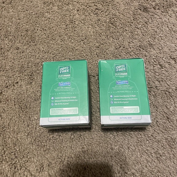 OPTI-FREE Puremoist Multipurpose Disinfecting Solution 2OZ Lot of 2‎ New - Picture 2 of 5